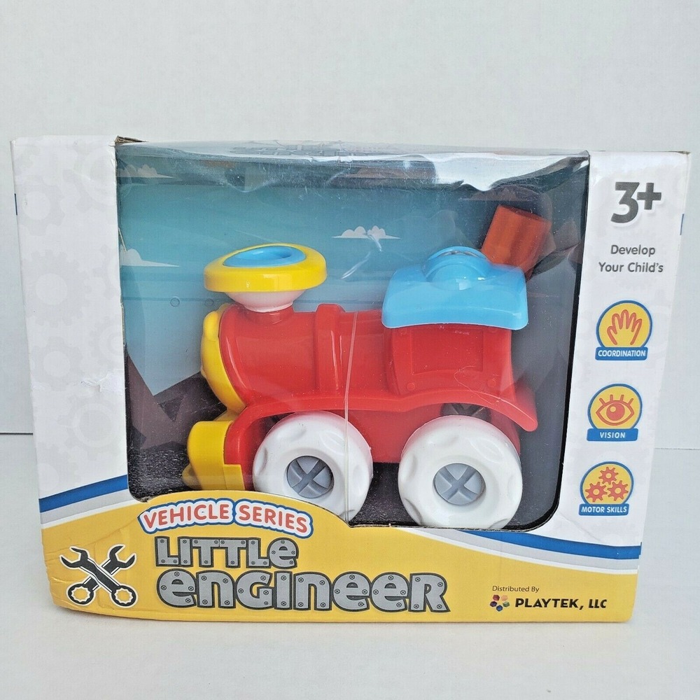 Playtek Little Engineer Creative DIY Vehicle Series Train‎ Kids Learning Toy